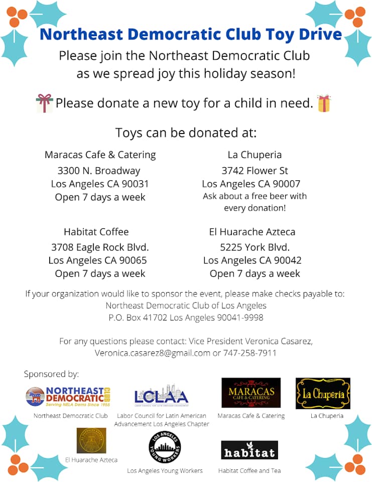 toy drive flyer